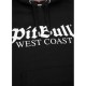 Pitbull West Coast pánská mikina Old Logo 2019 s kapucí černá