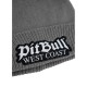 PitBull_West_Coast_zimní_pletená_čepice_Old_Logo_šedá