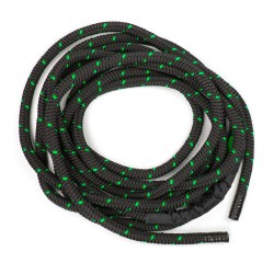 Fighter Battle rope posilovací lano 40 mm černá, zelená