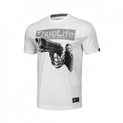 Pitbull West Coast pánské triko Thug Life IV bílé M
