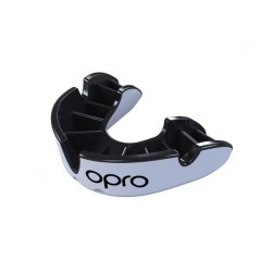 Chrániče zubů OPRO Silver Level bílá/černá