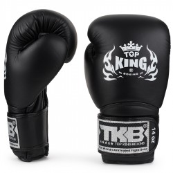 Top_King_kožené_boxerské_rukavice_Super_černá