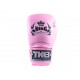Top King kožené boxerské rukavice Super růžová