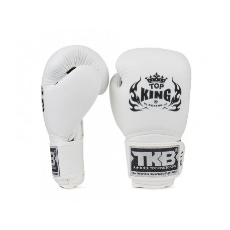 Top_King_kožené_boxerské_rukavice_Super_Air_bílá