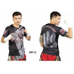 Tréninkové triko Born Sport Muay Thai SMT02 černá