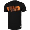 Pitbull West Coast pánské triko Orange Logo černé