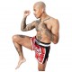 8_Weapons_Muay_Thai_trenky_Super_Mesh_červená_černá