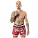 8_Weapons_Muay_Thai_trenky_Super_Mesh_červená_černá