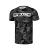 Pitbull West Coast pánské triko Hilltop All Black Camo