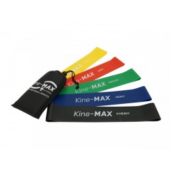 Kine-MAX Professional Mini Loop Band Kit - Set posilovacích gum - lehká až extra težká 5ks