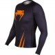 Rashguard Venum Challenger dlouhý rukáv oranžová L