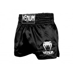 Trenky Muay Thai Venum Classic černá, bílá