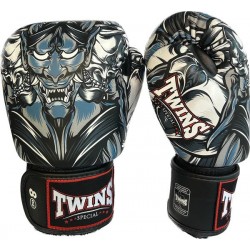 Boxerské rukavice Twins Kabuki šedá