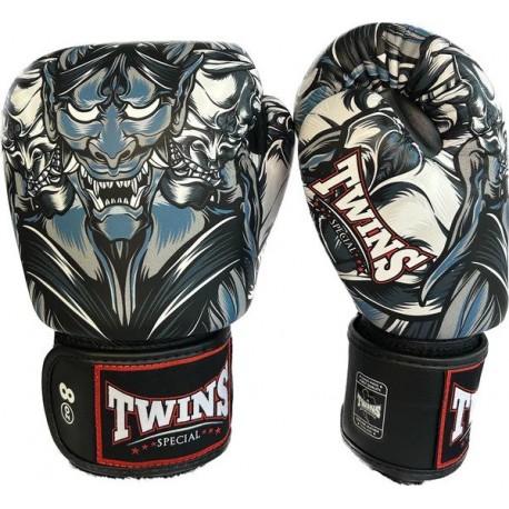 Boxerské rukavice Twins Kabuki šedá