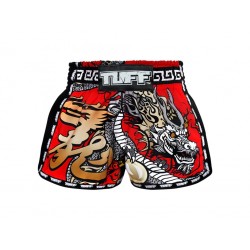 Tuff_Muay_Thai_trenky_Red_Chinese_Dragon