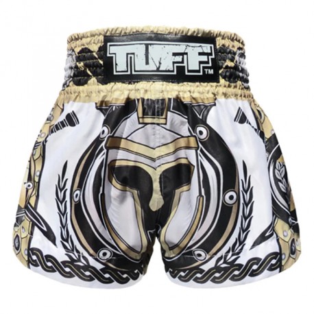 Tuff Muay Thai trenky Golden Gladiator bílá