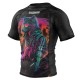 Extreme Hobby rashguard Cyber Animals Black Wolf krátký rukáv