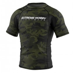 Extreme Hobby rashguard HAVOC krátký rukáv khaki
