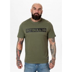 Pitbull_West_Coast_pánské_triko_Hilltop_170_olivové