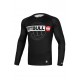 Pitbull West Coast pánský rashguard Hilltop Sports 2 dlouhý rukáv černý