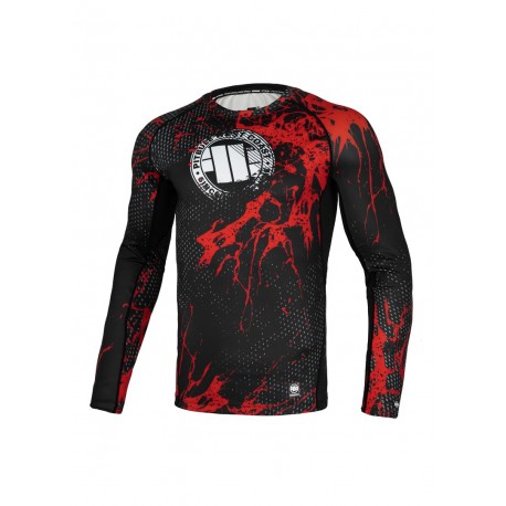 Pitbull_West_Coast_pánský_rashguard_Blood_Dog_2_dlouhý_rukáv_černý