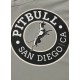 Pánská mikina s kapucí Pitbull West Coast San Diego CA šalvějová