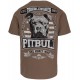 Pitbull West Coast pánské triko Troublemaker hnědé