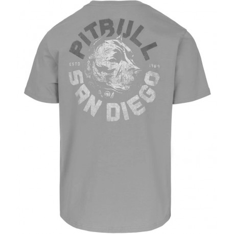 Pitbull West Coast pánské triko Dog SD šedé