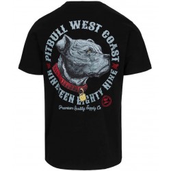 Pitbull West Coast pánské triko Strength Respect černé