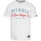 Pitbull West Coast pánské triko Strengt Respect bílá