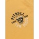 Pitbull West Coast pánské triko Skull Surf žluté