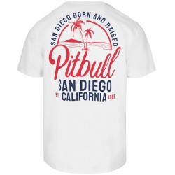 Pitbull West Coast pánské triko San Diego Born bílé