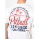 Pitbull West Coast pánské triko San Diego Born bílé