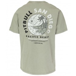 Pitbull West Coast pánské triko Planet Surf béžové
