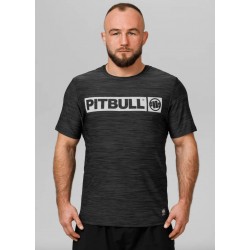 Pitbull West Coast pánské triko Casual Sport Hilltop šedý melír