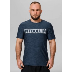 Pitbull West Coast pánské triko Casual Sport Hilltop modrý melír