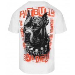 Pitbull West Coast pánské triko Blacky bílé