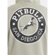 Pitbull West Coast pánská mikina s kapucí na zip  Coast San Diego CA šalvějová