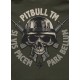 Pitbull West Coast pánská mikina s kapucí na zip Para Bellum zelená