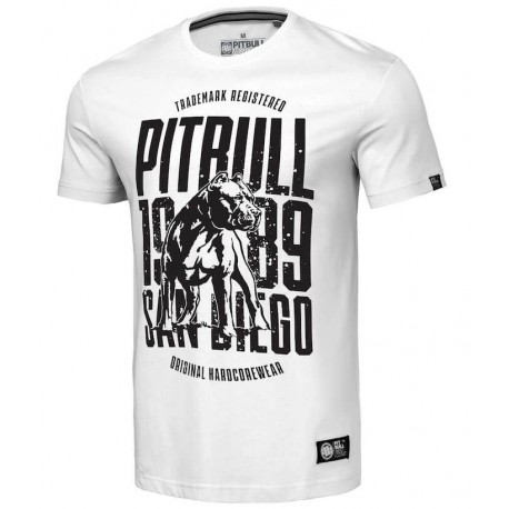 Pitbull West Coast pánské triko San Diego Dog 170 bílé
