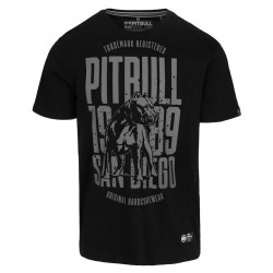Pitbull West Coast pánské triko San Diego Dog 170 černo/šedé