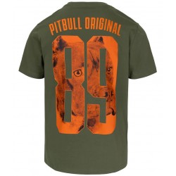 Pitbull West Coast pánské triko Eighty Nine Dog 170 tmavě olivové