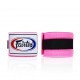 Fairtex boxerská polo-elastická bandáž 4,6m růžová