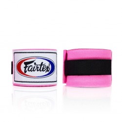 Fairtex boxerská polo-elastická bandáž 4,6m růžová