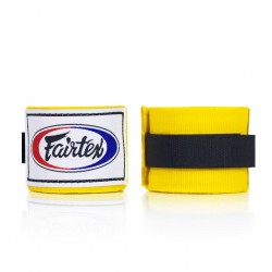 Fairtex boxerská polo-elastická bandáž 4,6m žlutá