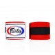 Fairtex boxerská polo-elastická bandáž 4,6m červená