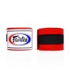 Fairtex boxerská polo-elastická bandáž 4,6m červená