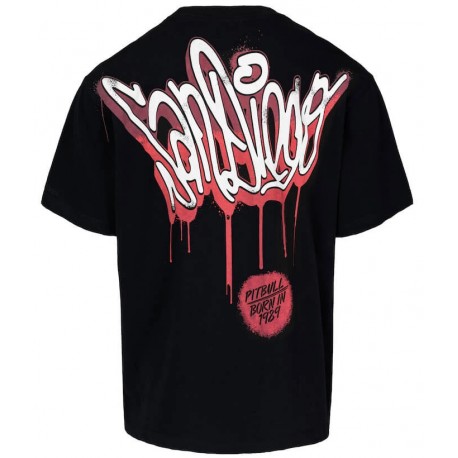 Pitbull_West_Coast_pánské_triko_Graffiti_černé