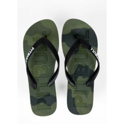 Pitbull West Coast žabky Flip Flop Pitbull Camo woodland camo