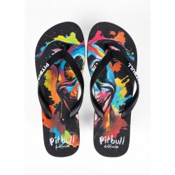 Pitbull West Coast žabky Flip Flop Water Color Dog